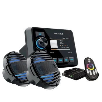 Pack Rádio Multifunções HMR 20 HMX 6.5 S RGB c/ Par Colunas 150W