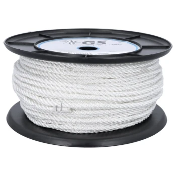 Bobine de cabo de Amarração - Ø6mm x 100 mts - Branco