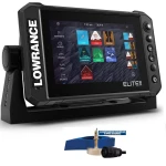 Lowrance Elite FS 9 Black Edition + transdutor Airmar B258 de bronze, 1kw
