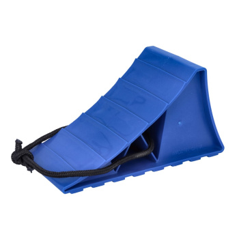 Calço p/ Rodas Antiderrapante - Azul - 215x105x125mm