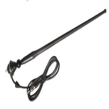 Antena Flexível de 406mm p/ rádio AM/FM c/ Base 180º c/ Cabo 137cm