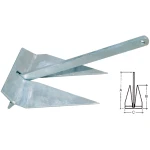 Âncora em aço galvanizado a quente 9KG