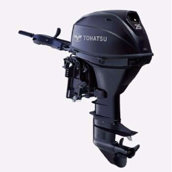 MOTOR TOHATSU MFS25 D ETL (Cx. Comando Lateral, Trim)