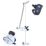 Motor Electrico Electrowave 80lb, 24v e 80" (200cm) com base de libertacão rápida e sensor de rumo de alta precisão