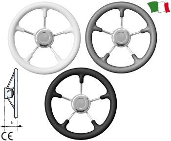 Volante Branco 5 Raios D.28