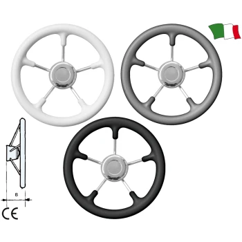 Volante Cinzento 5 Raios D.28