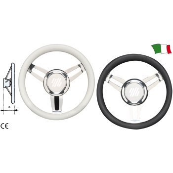 Volante Inox- Branco 35mm