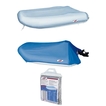 Capa Barcos Pneumáticos- 300 DENIERS - 450/470x170/190cm -Cinza