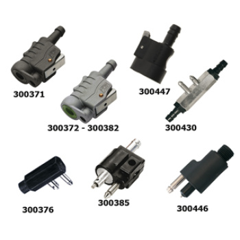Conector Combustível Fêmea p/ YAMAHA p/ Mangueiras Ø9,5mm