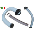 Tubo de Passagem Cabos Comp. 80 CM - Ø30mm - PRETO