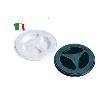 Tampa de Inspeção - Preto - Dia. Ext. Ø170mm - Int. Ø130mm