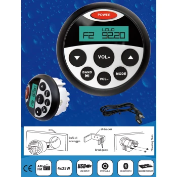 RÁDIO AM FM MP3 PLAYER BLUETOOTH BT03