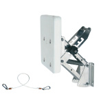 Suporte de Motor Auxiliar Ajustável Inox - Placa Plástica - 40Kg