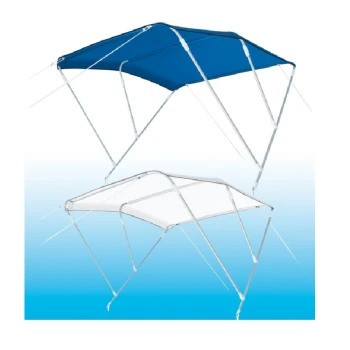 Toldo Bimini - 150x180x140cm - 3 Arcos - Branco