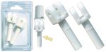 Base plastico capota, branca 10 pk