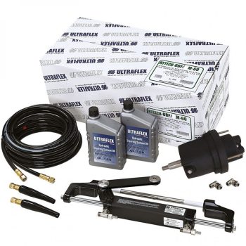 Conjunto de direcção hidráulico ULTRAFLEX até 175 HP c/ Mangueira 6 mts