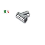 CONEXÃO DE TUBO EM T DE 60° EM LATÃO CROMADO