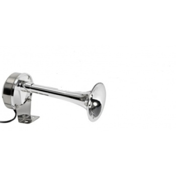 BUZINA 12V ACUSTICA SIMPLES INOX PVC