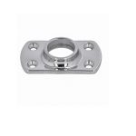 Base p/ Varandim em Inox p/ Soldar - Ø25mm - 90º - 76x44mm