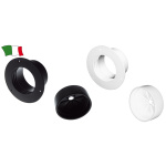 FALANGE PARA TUBO ASPIRAL PRETO - Ø70mm