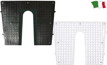 Placa de Proteção de Popa p/ Fora de Bordo - 430x325mm - Cinza