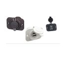 Ficha de USB Dupla - Preto