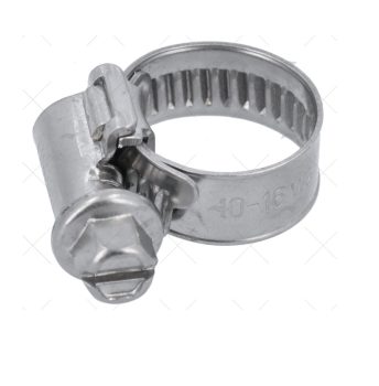 Abraçadeira - Inox 316 - 08-16mm - Banda 9mm