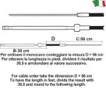 Cabo de direção M66 ULTRAFLEX 8 Ft