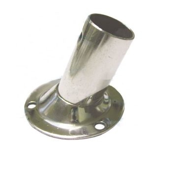 Terminais e Uniões em Inox - Tubo 22/25mm - Base Redonda Ø22mm - 60º
