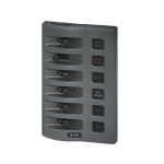 4306 - Painel de Fusíveis WeatherDeck à Prova de Água IP67 - 12VD 6 Fusíveis - Cinza