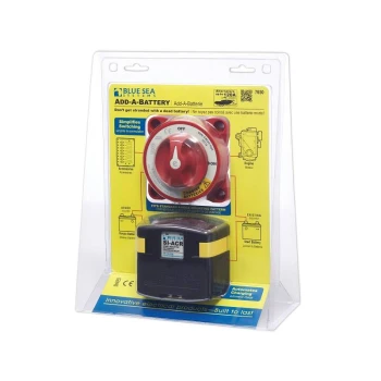 Blue Sea, 7650 Add-A-Battery Kit - 120A – Kit Solenoide e Relé