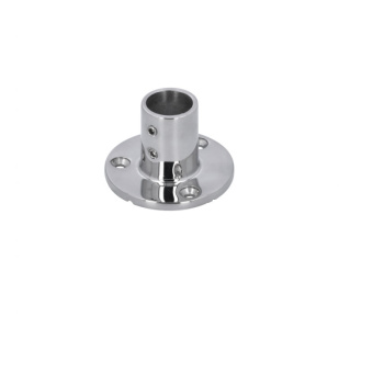 Terminal Corrimão - 90º - Ø22mm - Inox - Base Redonda