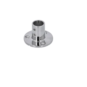 Terminal Corrimão - 90º - Ø22mm - Inox - Base Redonda