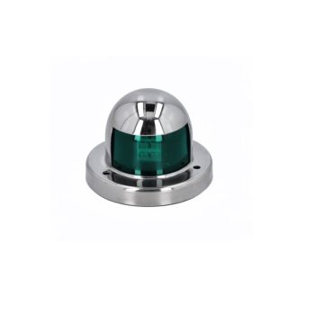 Luz de Navegação Estibordo - Inox - LED - 12V