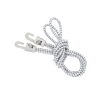 Ficha Elástico de cabo tipo Sandow 4 mm x 350 mm