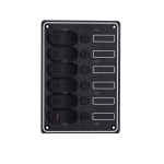 PAINEL ELÉTRICO 6 BOTÕES 5-1 / 4 "PRETO