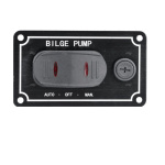 PAINEL ELÉTRICO 1 BOTÕES 3-1 / 2 "PRETO