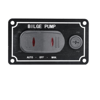 PAINEL ELÉTRICO 1 BOTÕES 3-1 / 2 "PRETO
