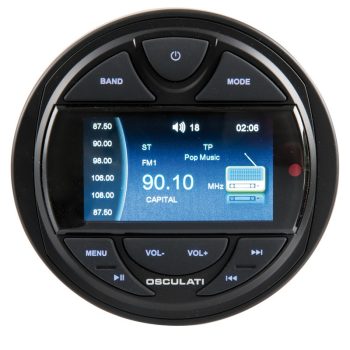 Rádio para painel com controle remoto e antena DAB incluida
