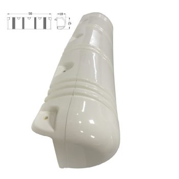 Bumper grande para marina e estaleiro branco 90cm